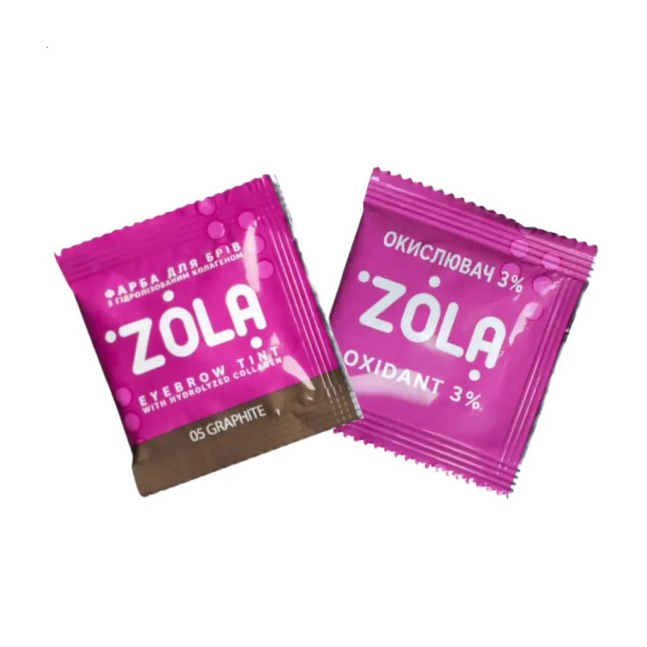 Набір для фарбування брів Zola Eyebrow Tint (фарба 05 Graphite, 5 мл + окислювач 3%, 5 мл)